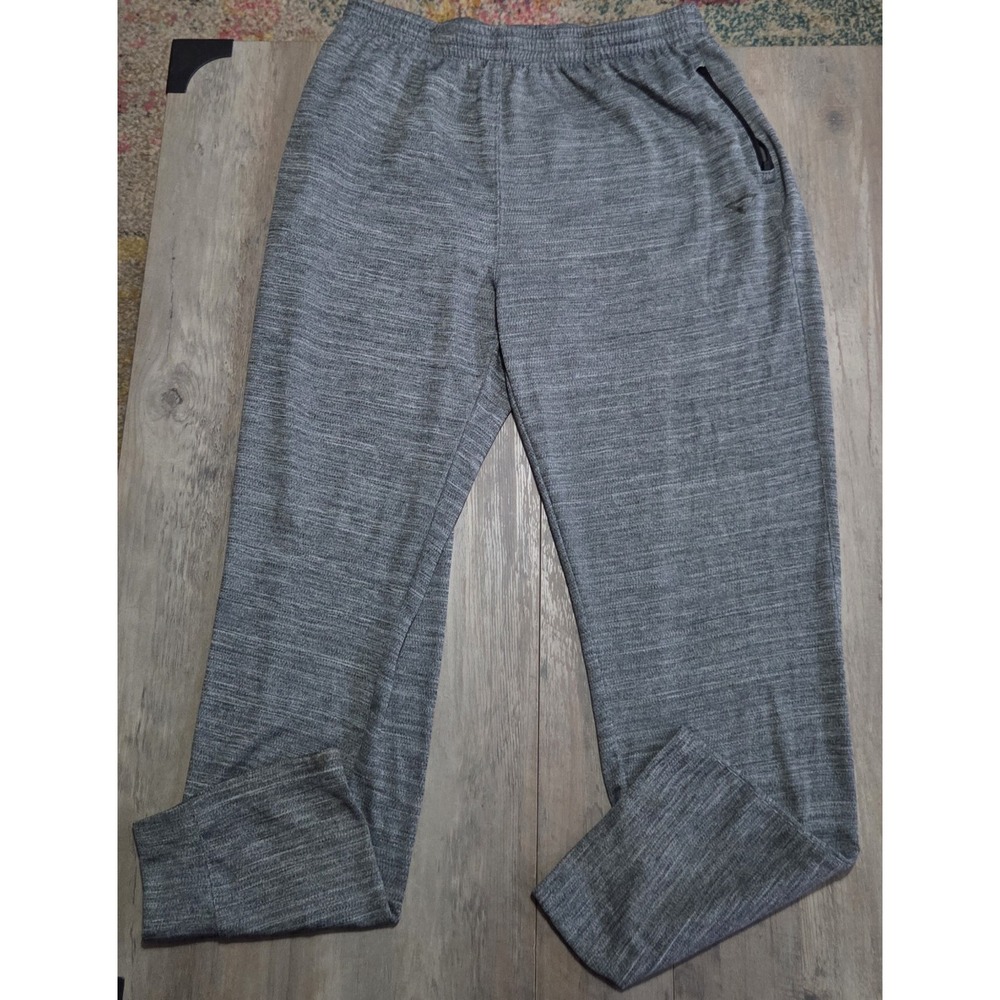 Cheetah Brand Gray Mens Sweatpants Sz L- Zip Pockets